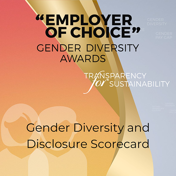 "Employer of Choice" Gender Diversity and Disclosure Scorecard