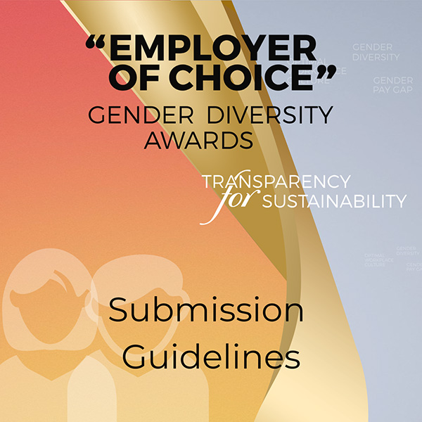 Submission Guidelines | "Employer of Choice" Gender Diversity Awards